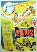 The Big Circus 1959 poster Victor Mature Peter Lorre Red Buttons Joseph M Newman Cirkus