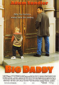 Big Daddy 1999 movie poster Adam Sandler Joey Lauren Adams Dennis Dugan Kids