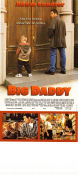 Big Daddy 1999 movie poster Adam Sandler Joey Lauren Adams Dennis Dugan Kids