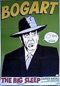 The Big Sleep 1946 movie poster Humphrey Bogart Lauren Bacall Howard Hawks Writer: Raymond Chandler