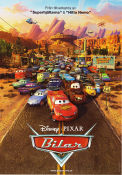 Cars 2006 movie poster Owen Wilson John Lasseter Production: Pixar Cars and racing