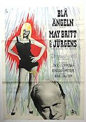 Blue Angel 1959 movie poster May Britt Curd Jürgens