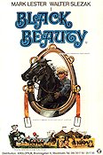 Black Beauty 1971 poster Mark Lester Walter Slezak Peter Lee Lawrence James Hill Hästar