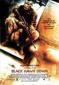 Black Hawk Down 2001 movie poster Josh Hartnett Ewan McGregor Ridley Scott War