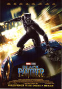 Black Panther 2018 movie poster Chadwick Boseman Michael B Jordan Lupita Nyongo Ryan Coogler Find more: Marvel