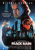 Black Rain 1989 movie poster Michael Douglas Andy Garcia Ken Takakura Ridley Scott Asia Mafia