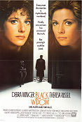 Black Widow 1987 movie poster Debra Winger Theresa Russell Sami Frey Bob Rafelson