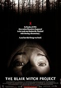 The Blair Witch Project 1999 poster Heather Donahue Michael C Williams Joshua Leonard Daniel Myrick