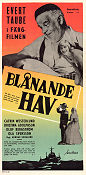 Blånande hav 1956 movie poster Evert Taube Catrin Westerlund Kristina Adolphson Olof Bergström Gunnar Skoglund