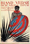 Bland vildar och vilda djur 1922 movie poster Oscar Olson Find more: Africa Documentaries