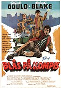 Busting 1974 movie poster Elliott Gould Robert Blake Allen Garfield Peter Hyams Guns weapons Police and thieves
