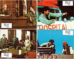 Busting 1974 lobby card set Elliott Gould Robert Blake Allen Garfield Peter Hyams Guns weapons Police and thieves