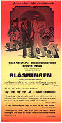 Blåsningen 1974 poster Paul Newman Robert Redford Robert Shaw George Roy Hill Gambling Pengar