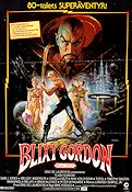 Flash Gordon 1981 movie poster Timothy Dalton Max von Sydow Mike Hodges Music: Queen Poster artwork: Renato Casaro From comics
