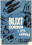 Flash Gordon´s Trip to Mars 1938 movie poster Buster Crabbe Jean Rogers Charles Middleton Ford Beebe From comics