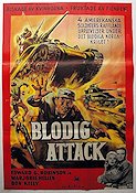 Blodig attack 1959 movie poster Edward G Robinson Jr War