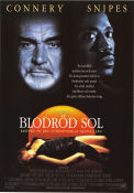 Blodröd sol 1993 poster Sean Connery Wesley Snipes Harvey Keitel Philip Kaufman