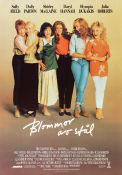 Steel Magnolias 1989 movie poster Sally Field Dolly Parton Shirley MacLaine Daryl Hannah Julia Roberts Herbert Ross