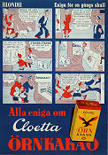 Blondie Cloetta choklad 1940 poster Find more: Blondie From comics