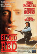 Blood Red 1989 movie poster Eric Roberts Giancarlo Giannini Dennis Hopper Peter Masterson