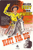 Blott för dig 1947 poster Nelson Eddy Illona Massey Joseph Schildkraut Allan Dwan Musikaler