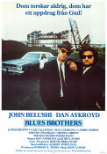 The Blues Brothers 1980 poster John Belushi Dan Aykroyd Cab Calloway Aretha Franklin Carrie Fischer Ray Charles John Landis Bilar och racing Glasögon Rock och pop Musikaler