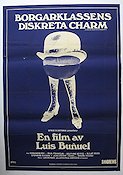 Borgarklassens diskreta charm 1973 movie poster Fernando Rey Luis Bunuel Artistic posters