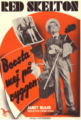 Borsta mej på ryggen 1948 poster Red Skelton Janet Blair Don McGuire S Sylvan Simon