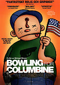 Bowling for Columbine 2002 movie poster Michael Moore Documentaries Guns weapons