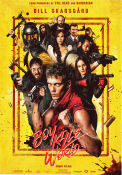 Boy Kills World 2023 movie poster Bill Skarsgård Jessica Rothe Michelle Dockery Moritz Mohr