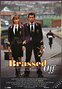 Brassed Off 1996 poster Ewan McGregor Tara Fitzgerald Pete Postlethwaite Mark Herman Instrument