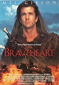 Braveheart 1995 movie poster Sophie Marceau Patrick McGoohan Catherine McCormack Mel Gibson