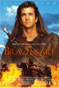 Braveheart 1995 movie poster Sophie Marceau Patrick McGoohan Catherine McCormack Mel Gibson