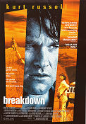 Breakdown 1997 poster Kurt Russell Jonathan Mostow