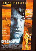 Breakdown 1997 poster Kurt Russell JT Walsh Kathleen Quinlan Jonathan Mostow