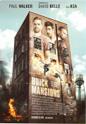 Brick Mansions 2014 movie poster Paul Walker David Belle RZA Camille Delamarre