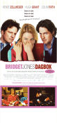 Bridget Jones´s Diary 2001 movie poster Renée Zellweger Hugh Grant Colin Firth Sharon Maguire Romance