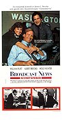 Broadcast News 1987 movie poster William Hurt Holly Hunter Albert Brooks James L Brooks