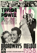 Broadway Melody of 1938 1937 movie poster Robert Taylor Eleanor Powell Roy Del Ruth