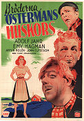 Bröderna Östermans huskors 1945 movie poster Adolf Jahr Emy Hagman Artur Rolén John Elfström Ivar Johansson Eric Rohman art