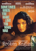 Broken English 1996 poster Aleksandra Vujcic Julian Arahanga Rade Serbedzija Gregor Nicholas