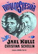 Bröllopsbesvär 1964 movie poster Jarl Kulle Christina Schollin