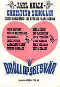 Bröllopsbesvär 1964 movie poster Jarl Kulle Christina Schollin