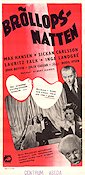 Bröllopsnatten 1945 poster Max Hansen Bodil Ipsen