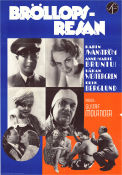 Bröllopsresan 1936 movie poster Karin Swanström Håkan Westergren Edvin Adolphson Anne-Marie Brunius Karin Swanström Gustaf Molander Travel