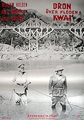 The Bridge on the River Kwai 1957 movie poster William Holden Alec Guinness David Lean War Bridges