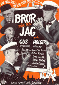 Bror min och jag 1954 poster Gus Dahlström Holger Höglund Rut Holm John Botvid Ragnar Frisk Skola