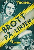 Brott på linjen 1934 poster Joan Blondell Pat O´Brien Telefoner