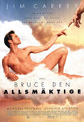 Bruce den allsmäktige 2003 poster Jim Carrey Morgan Freeman Jennifer Aniston Tom Shadyac Religion