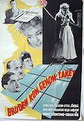 Bruden kom genom taket 1946 movie poster Annalisa Ericson Stig Järrel Douglas Håge